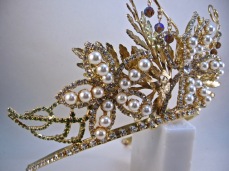 Gilded Lilies Tiara by Richard Bradley for My Pink Planet
